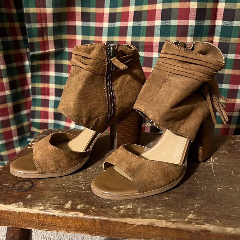 Boho brown heels - Picture 2 of 2